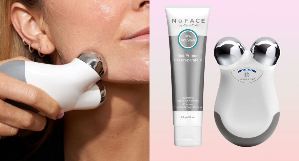 The cult-favourite NuFace is 30% off right now — but the sale won't last for long (Photos via @mynuface/Instagram & SkinStore)