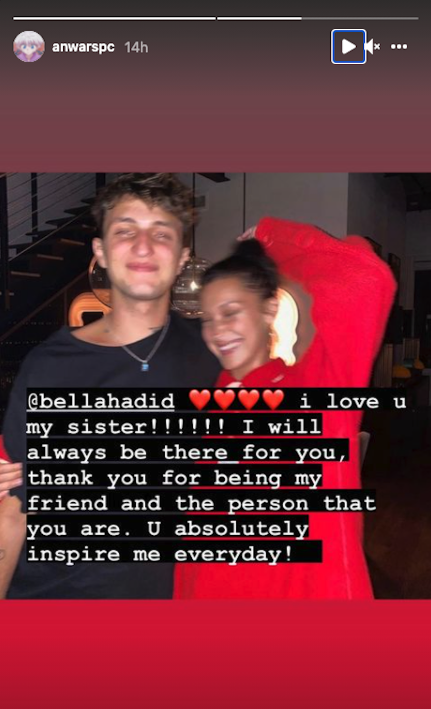 Photo credit: Anwar Hadid - Instagram