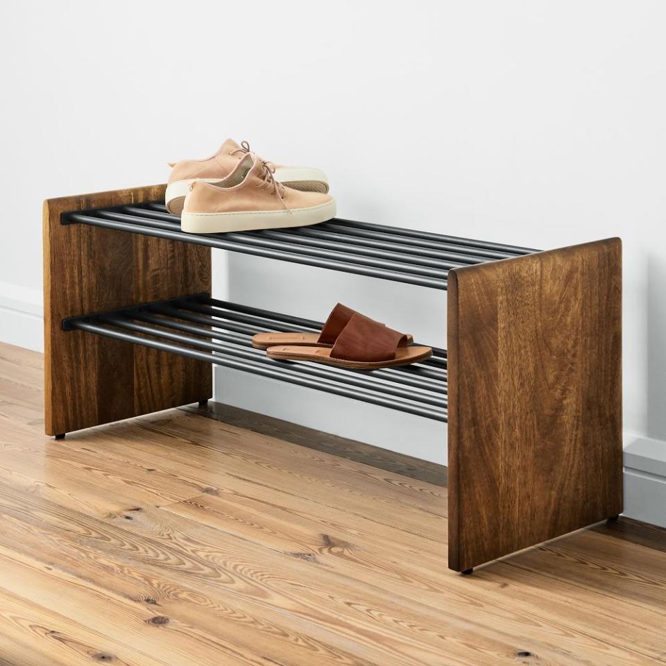 Anton Solid Wood Shoe Rack