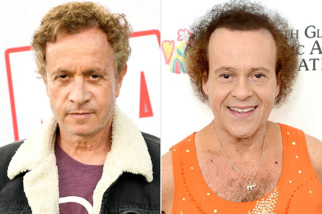 <p>VALERIE MACON/AFP via Getty; Jason Kempin/Getty</p> Pauly Shore and Richard Simmons