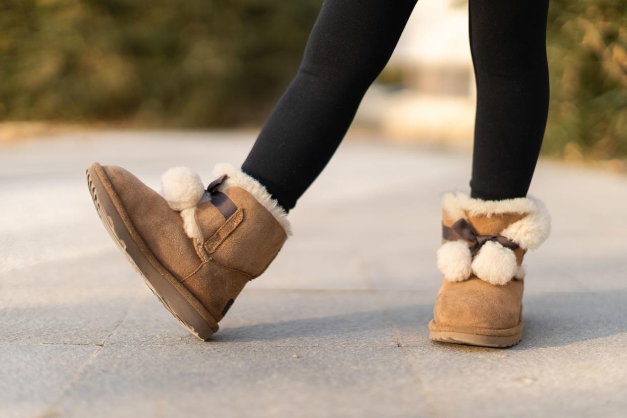 Little Girl Stand on Road