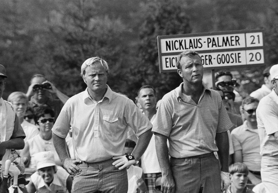 Jack Nicklaus and Arnold Palmer