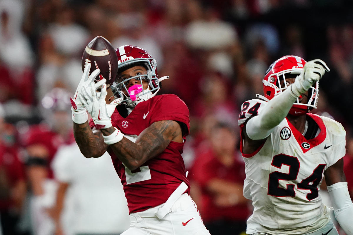 Freshman WR Ryan Williams’ incredible go-ahead TD catch elevates No. 4 Alabama over No. 2 Georgia in all-time thriller