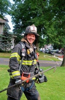 New Hackensack Fire Chief Anthony Riehl, a city native and 24-year veteran of the city Fire Department. (May 2024)