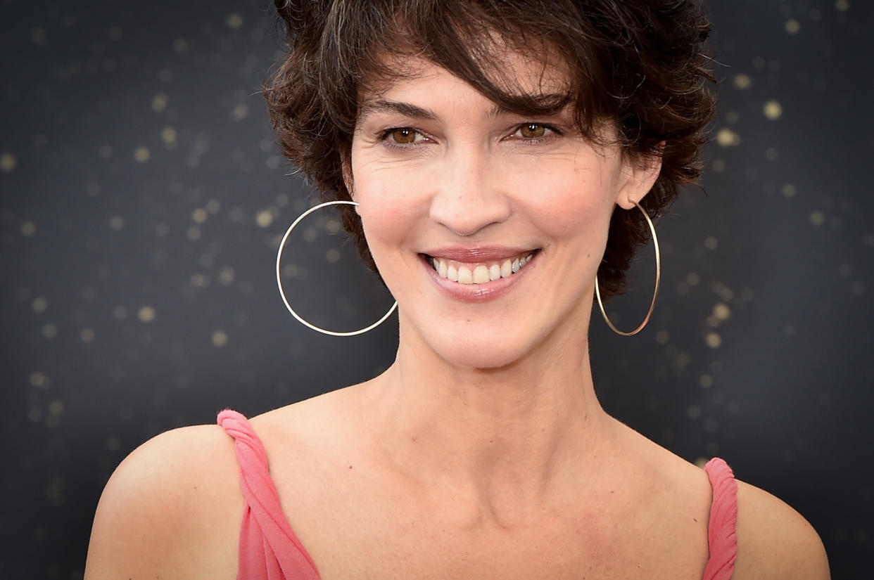 MONTE-CARLO, MONACO - JUNE 20: Linda Hardy poses for a Photocall during the 57th Monte Carlo TV Festival : Day Five, on June 20, 2017 in Monte-Carlo, Monaco. (Photo by Stephane Cardinale - Corbis/Corbis via Getty Images)