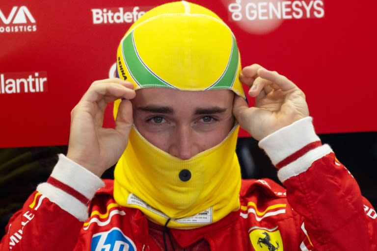 On the pace: Ferrari's Charles Leclerc (ANDREJ ISAKOVIC)