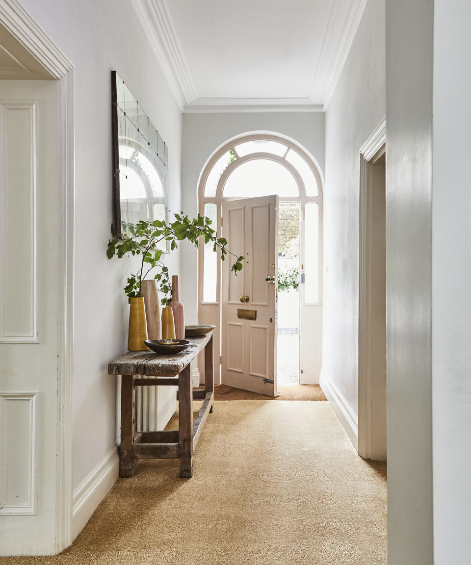 Create a warm and welcoming entrance with carpet