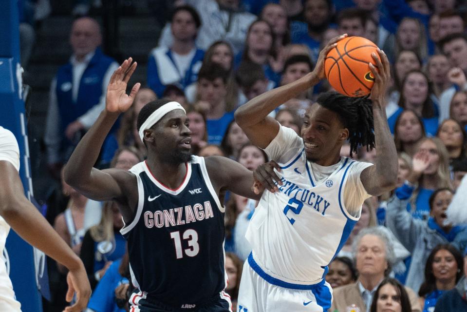 Gonzaga forward Graham Ike (13) is back for another go-around.