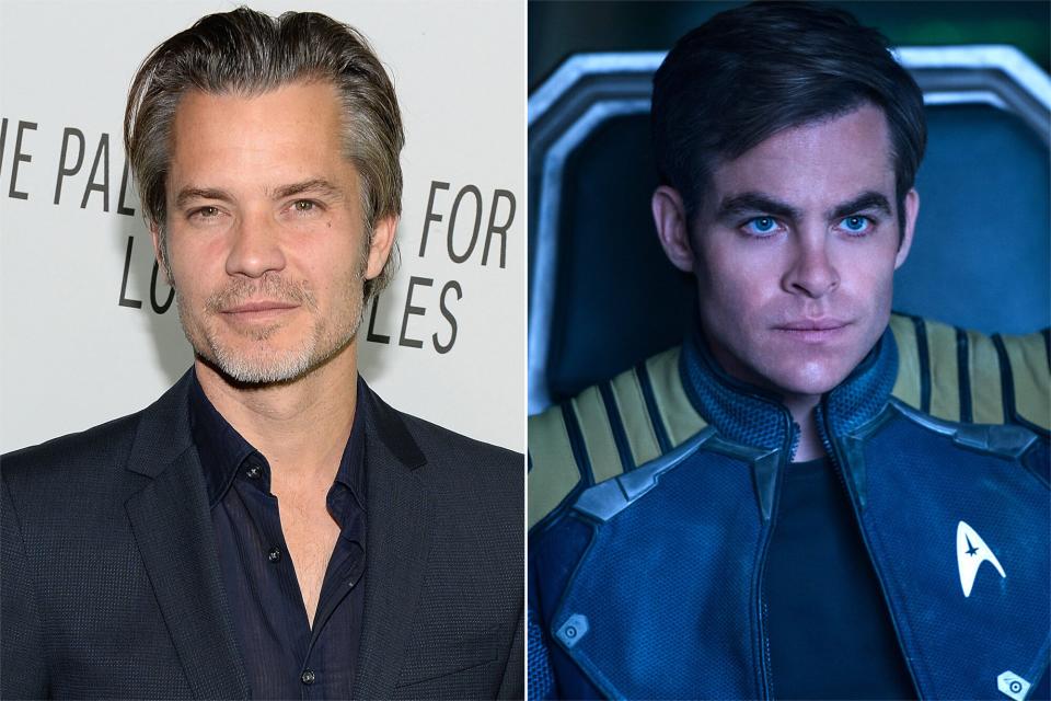 Timothy Olyphant; Chris Pine in 'Star Trek Beyond'