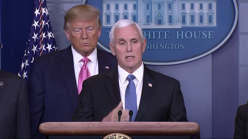 President Donald Trump declares that the U.S. is ready for whatever the coronavirus threat brings, as he puts Vice President Mike Pence in charge of overseeing the nation's response. (Feb. 26)