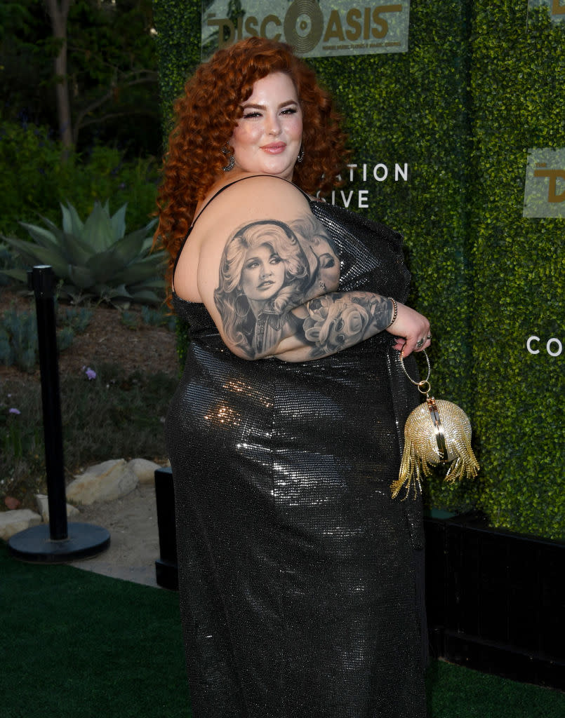 Tess Holliday has been candid about her struggle with an eating disorder. (Image via Getty Images)