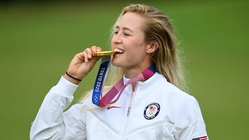 Golf - Women's Individual - Medal Ceremony