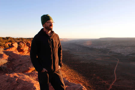 Josh Ewing, executive director of Friends of Cedar Mesa, talks about how a proposed national monument would protect the Bears Ears region of southern Utah, U.S. December 18, 2016. REUTERS/Annie Knox