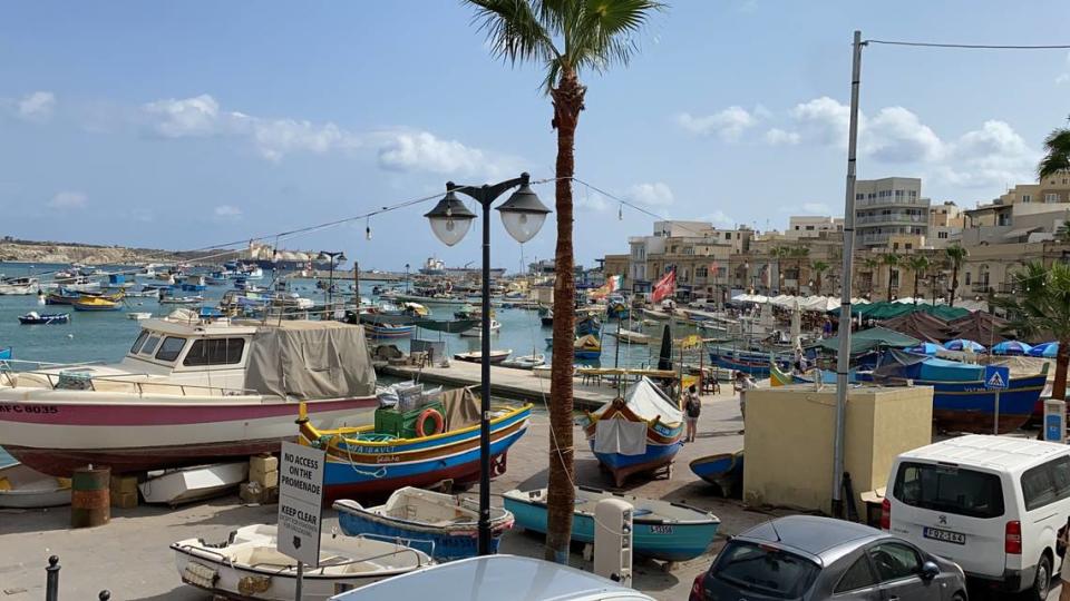 Marsaxlokk, pueblo de pescadores.