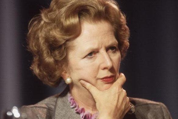 A BBC programme about Margaret Thatcher will be shown this evening: Getty Images