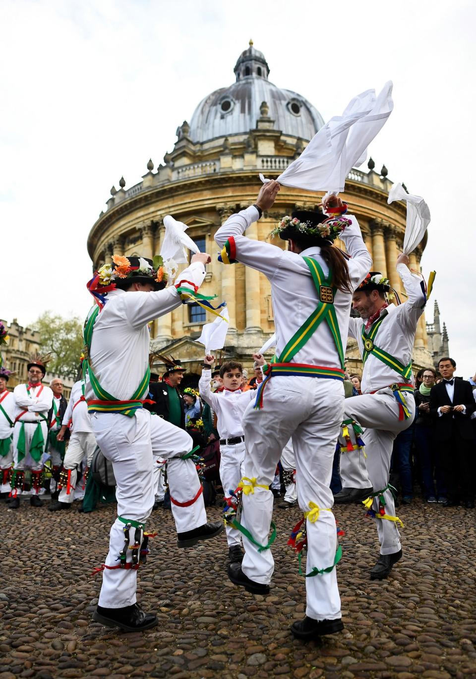 Dancers performing