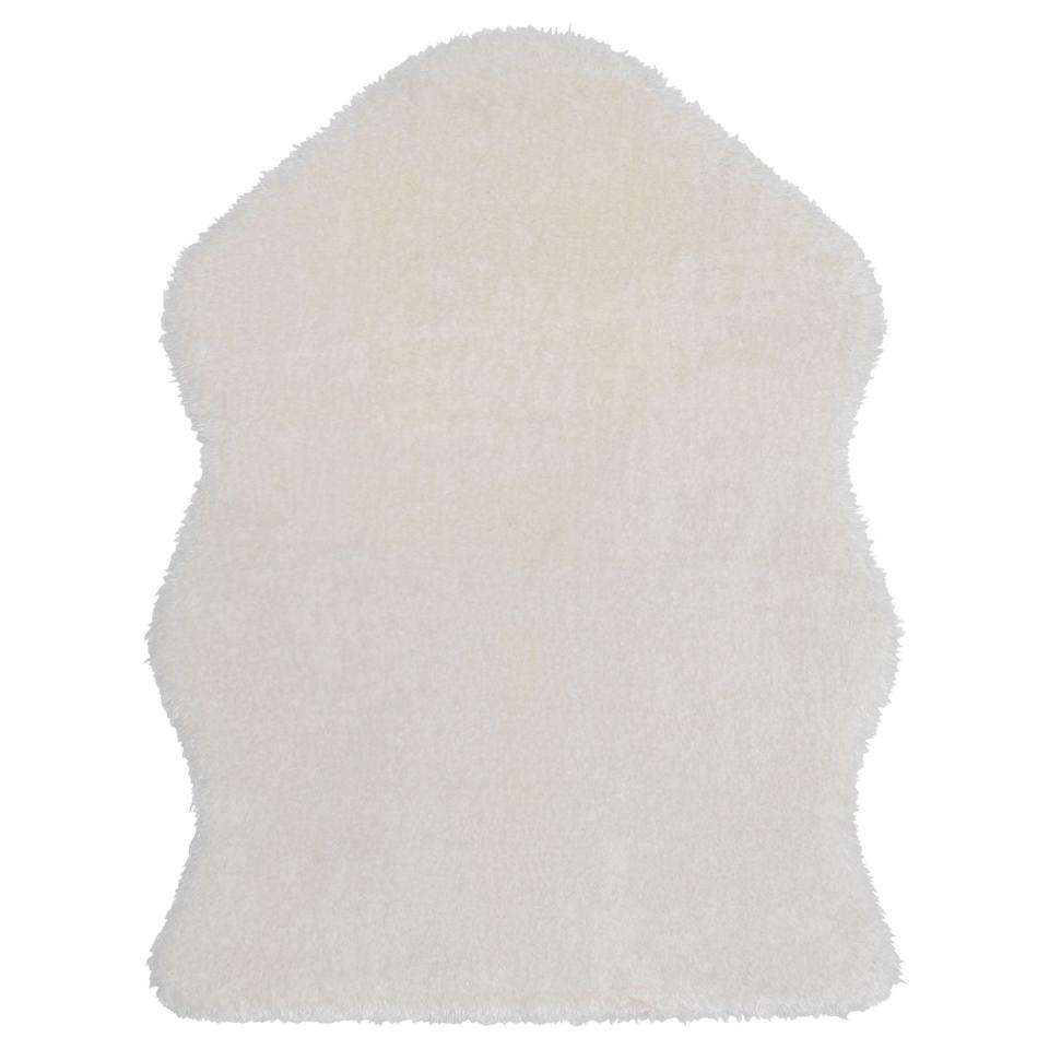 <p><strong>Ikea</strong></p><p>ikea.com</p><p><strong>$12.99</strong></p><p>This faux-fur throw rug is one of Ikea’s most popular. It’s made of 100% polyester — with the majority of it being recycled polyester. It’s easy to care for since it’s <strong>machine washable and small enough that you won’t have to worry about it fitting in your washing machine. </strong></p><p>Reviewers rave about the softness and versatility of these rugs, saying that they look great and that their pets or children love to cuddle up on them. It's become so popular it's now available in six different colors instead of two. </p>