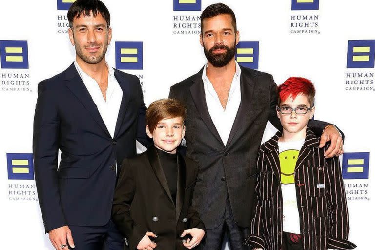 Ricky Martin se refugió en su familia ante el difícil momento judicial que atravesó