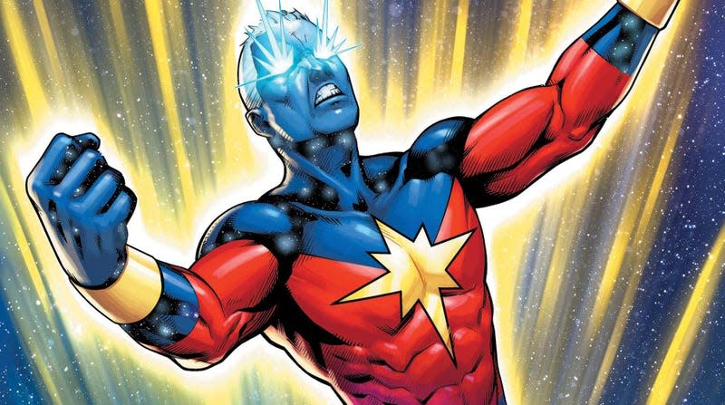 Genis-Vell: Captain Marvel (Artist: Juan Cabal)