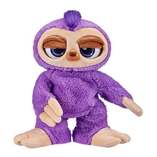 Pets Alive Fifi the Flossing Sloth Purple - 11" Interactive Animal Dancing Robotic Plush Toy with 3 Songs, Floss Dance, Adorable Gift, Party Plush Toy Kids Ages 3+