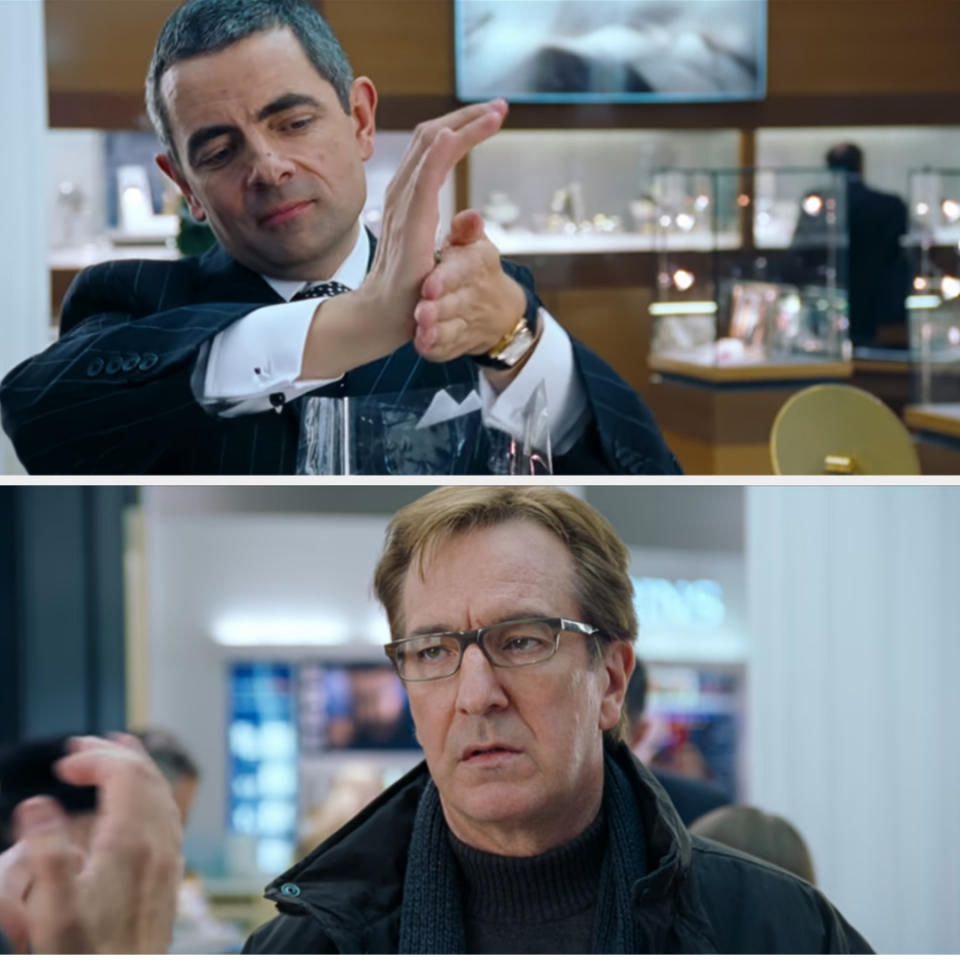 Screenshots from "Love Actually"