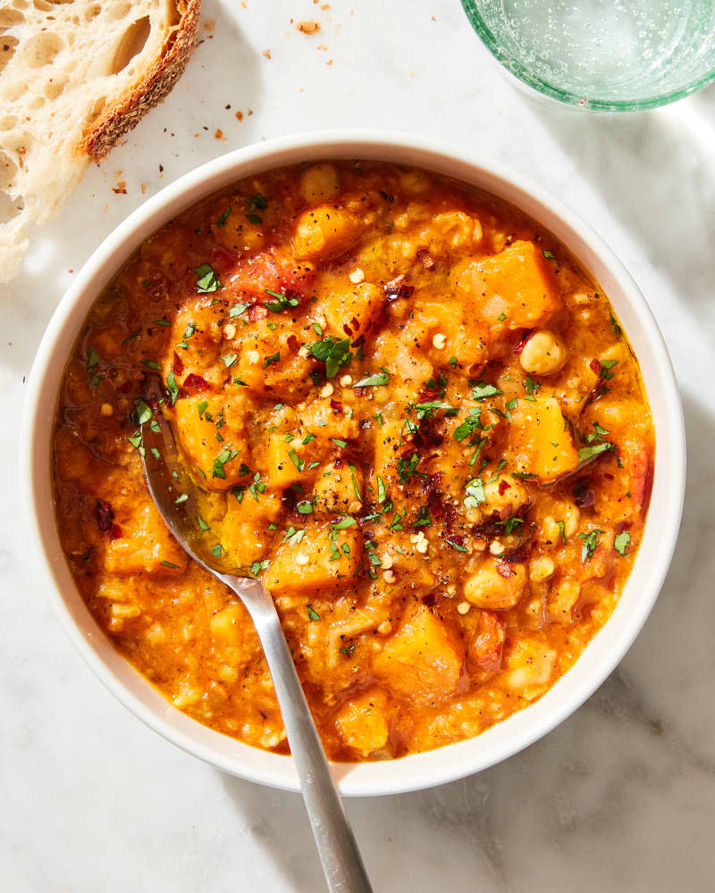 Moroccan Chickpea and Squash Stew