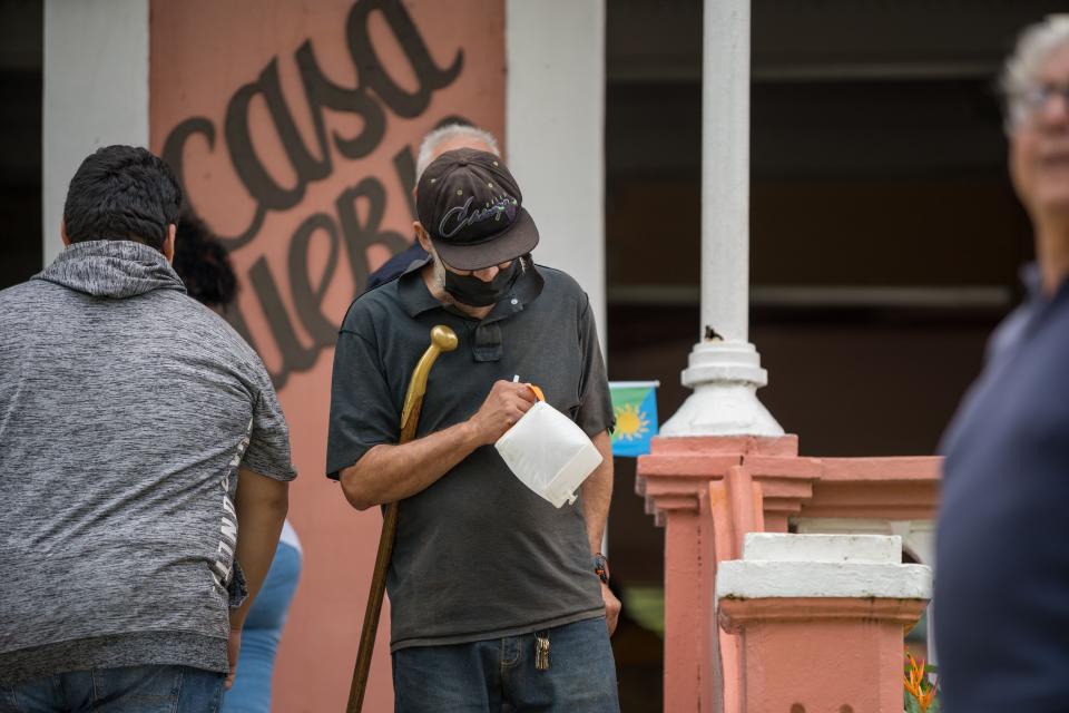 Casa Pueblo distributed solar lamps to community members after Hurricanes Marian and Fiona and served as an "energy oasis" for neighbors in need.