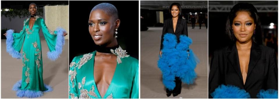 Jodie Turner-Smith (left) and Keke Palmer<br>(Photos: Frazer Harrison (Jodie Turner-Smith); Jon Kopaloff (Keke Palmer)/Getty Images)