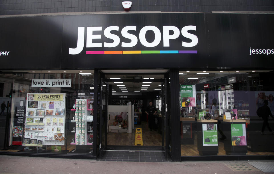 A branch of Jessops on Oxford Street, central London.  (Photo by Yui Mok/PA Images via Getty Images)