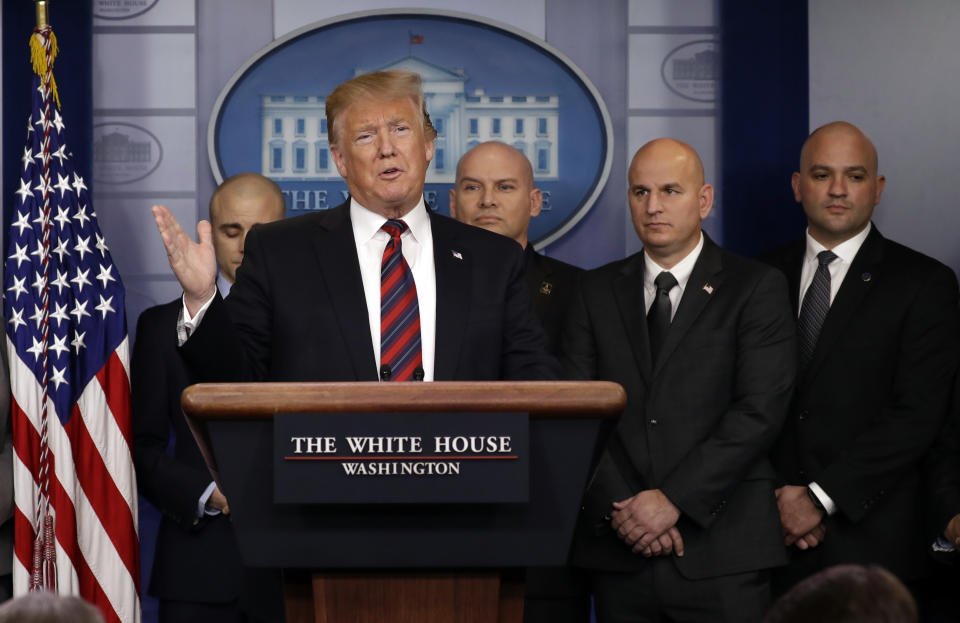 President Donald Trump speaks at the White House, Thursday, Jan. 3, 2019, in Washington. (Photo: Evan Vucci/AP)