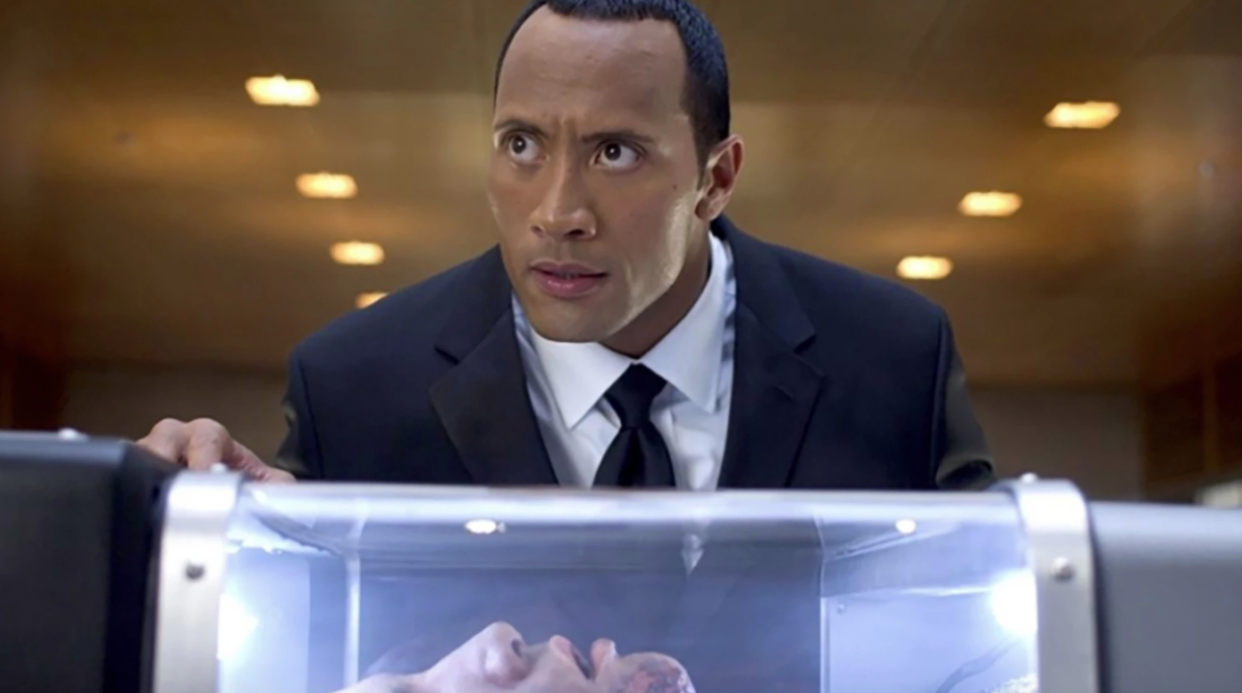 Dwayne Johnson in Southland Tales (credit: Universal)