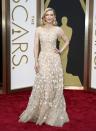 Cate Blanchett, best actress nominee for her role in "Blue Jasmine," poses as she arrives at the 86th Academy Awards in Hollywood, California March 2, 2014. REUTERS/Lucas Jackson (UNITED STATES - Tags: ENTERTAINMENT) (OSCARS-ARRIVALS)