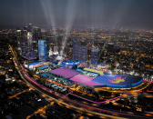 <p>A rendering of an aerial view of Downtown Sports Park. (Photo: Courtesy LA 2024) </p>