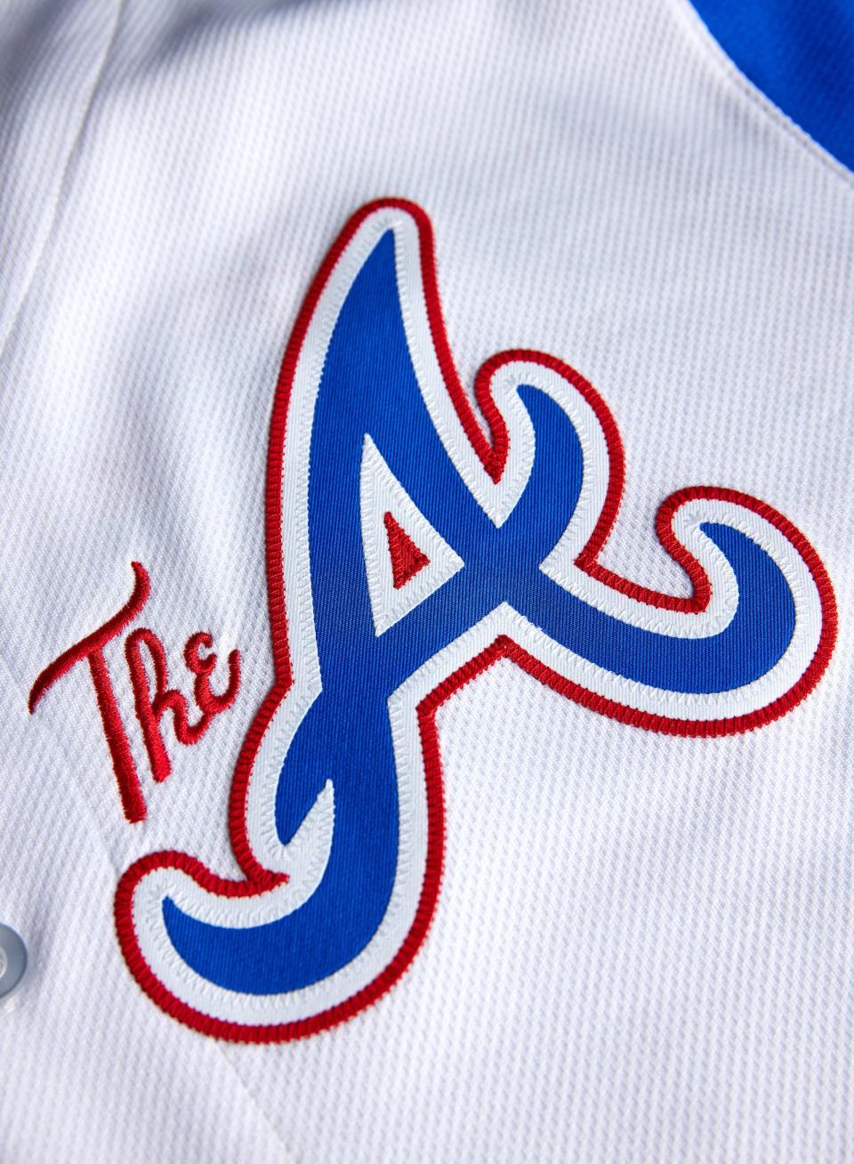 NORTH PORT, FL - FEBRUARY 22: The Atlanta Braves City Connect jerseys photographed during Spring Training at Cool Today Park on February 22, 2023. (Photo by Kevin D. Liles/Atlanta Braves)