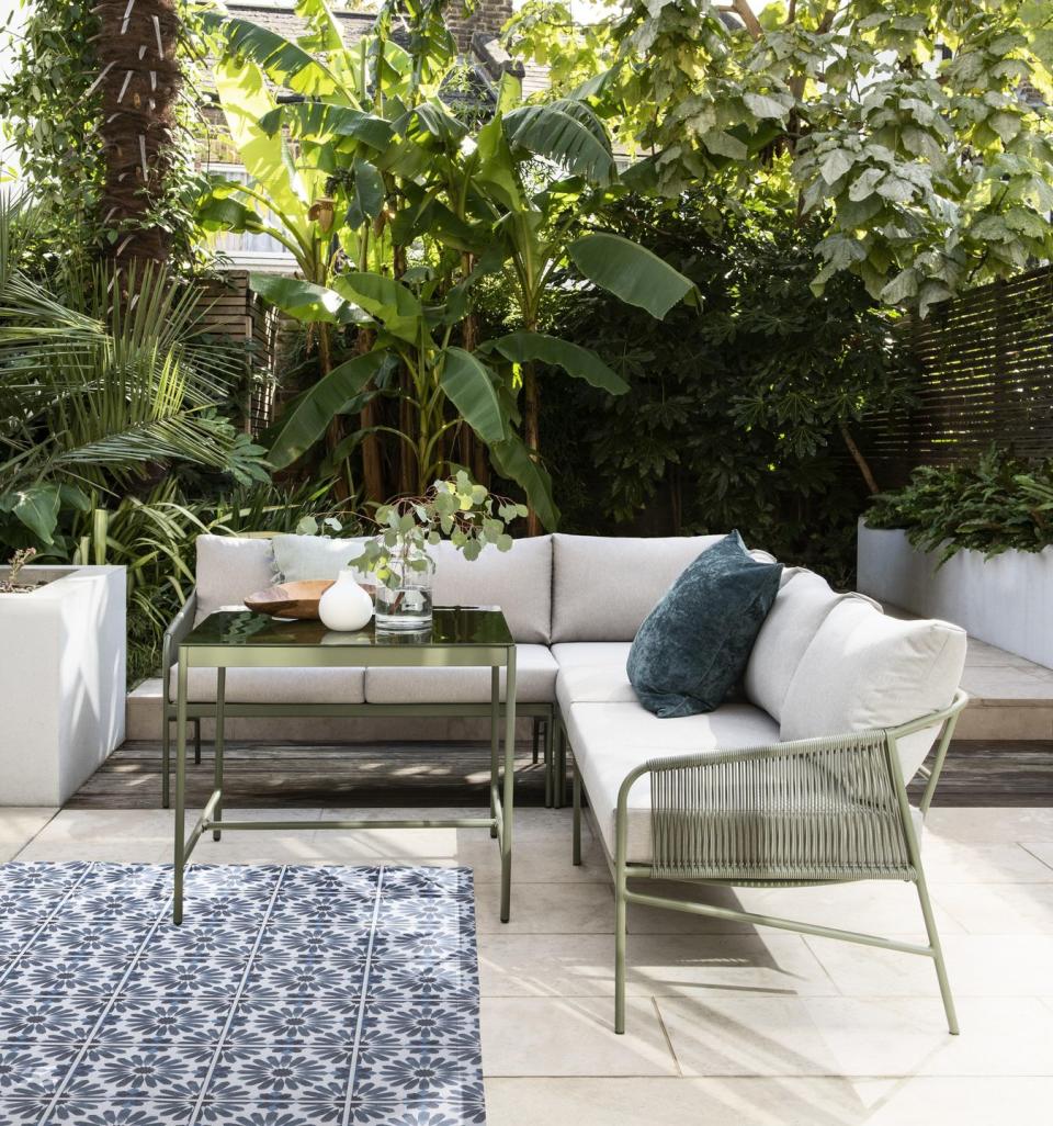 <p>Complement your outdoor aesthetic with a relaxing <a href="https://www.housebeautiful.com/uk/garden/g32443194/best-garden-sofa/" rel="nofollow noopener" target="_blank" data-ylk="slk:garden sofa;elm:context_link;itc:0;sec:content-canvas" class="link ">garden sofa</a>. Ideal for a patio, balcony or sprawling lawn, they offer a more relaxed approach to outdoor seating — and are just what every Instagram feed needs. </p><p>Pictured: Hosta Corner Living/Dining Set, Next, £699</p><p><a class="link " href="https://www.housebeautiful.com/uk/garden/g32443194/best-garden-sofa/" rel="nofollow noopener" target="_blank" data-ylk="slk:READ MORE: THE BEST GARDEN SOFAS;elm:context_link;itc:0;sec:content-canvas">READ MORE: THE BEST GARDEN SOFAS</a></p>