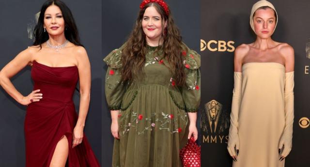 The High-Slit Dress Trend At The 2021 Emmys Dominated The Red Carpet