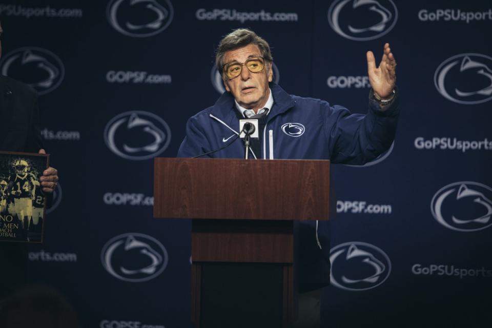 Al Pacino as Joe Paterno (HBO).