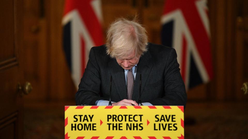 Boris Johnson announces lockdown, 2020 - 27.10 million