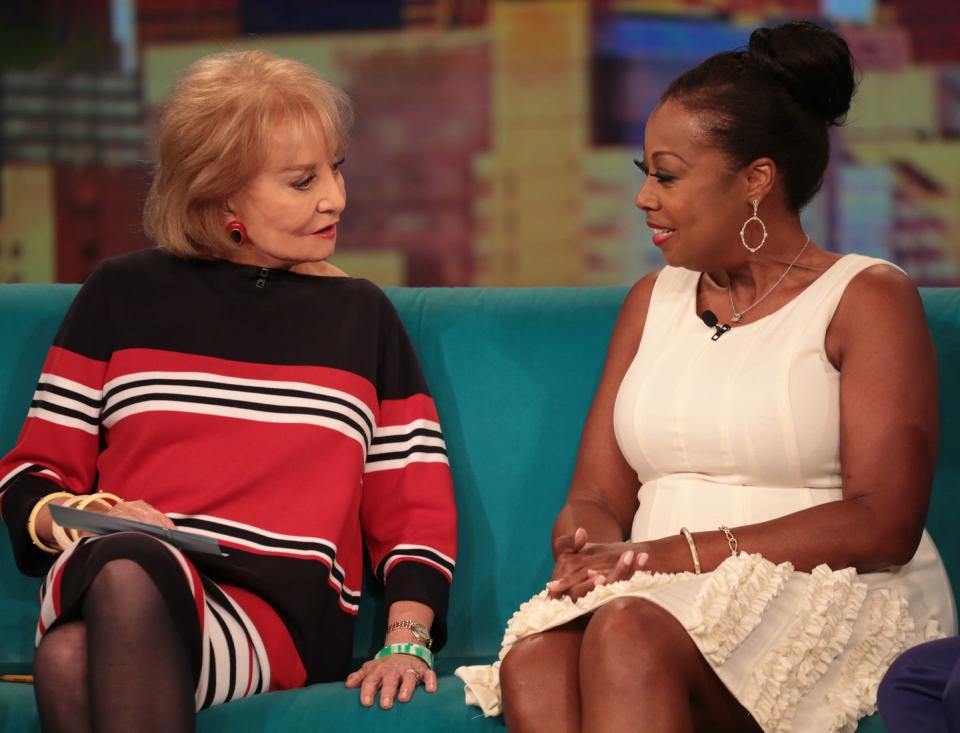When Star Jones quit 'The View' on-air.