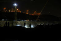 Security forces stand guard at the Eden Rock Resort construction site at the south end of Ramlet al Bayda beach, Beirut, Lebanon, November 26, 2016. Sally Hayde/Thomson Reuters Foundation via REUTERS