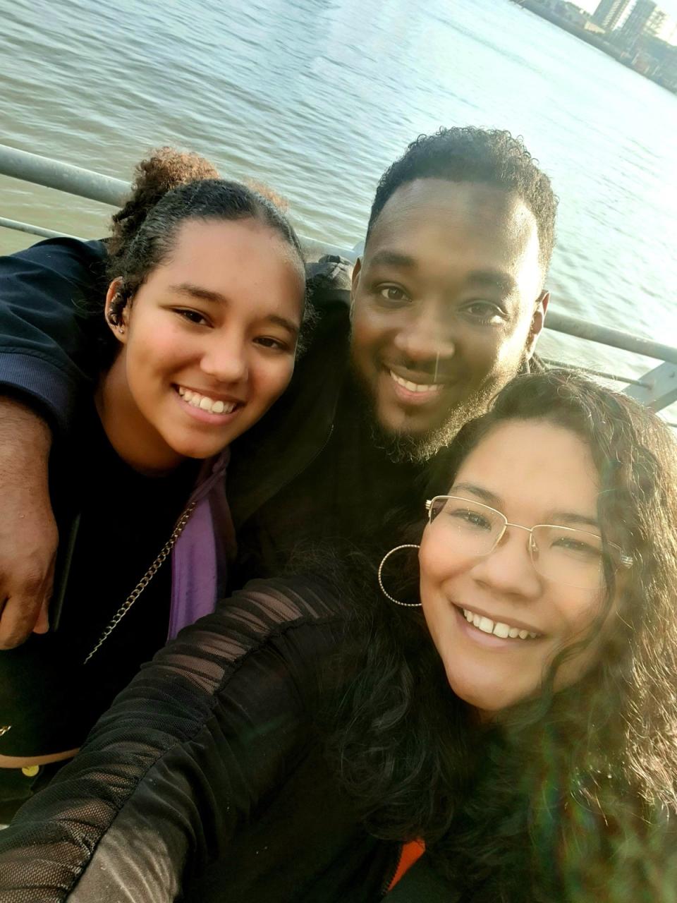 Amber Lincoln with her daughter Jada and husband (Irwin Mitchell)