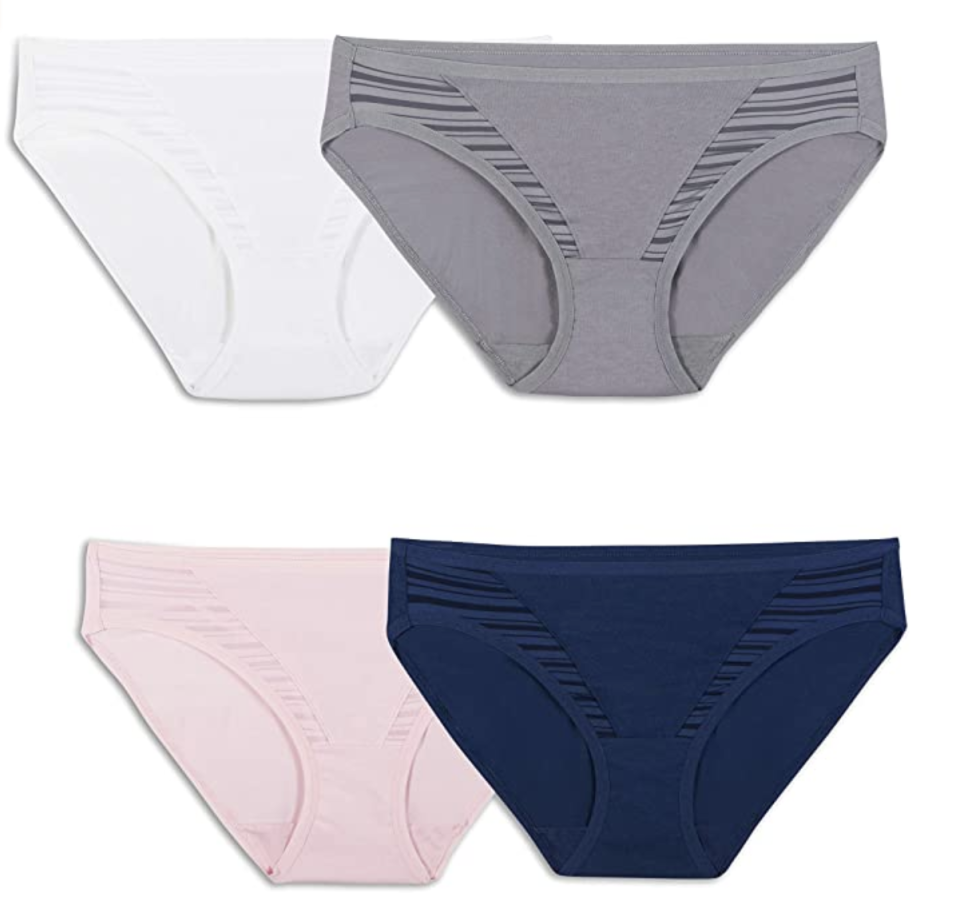 Fruit Of The Loom Women's Underwear Moisture Wicking Coolblend Panties (Photo: Amazon)