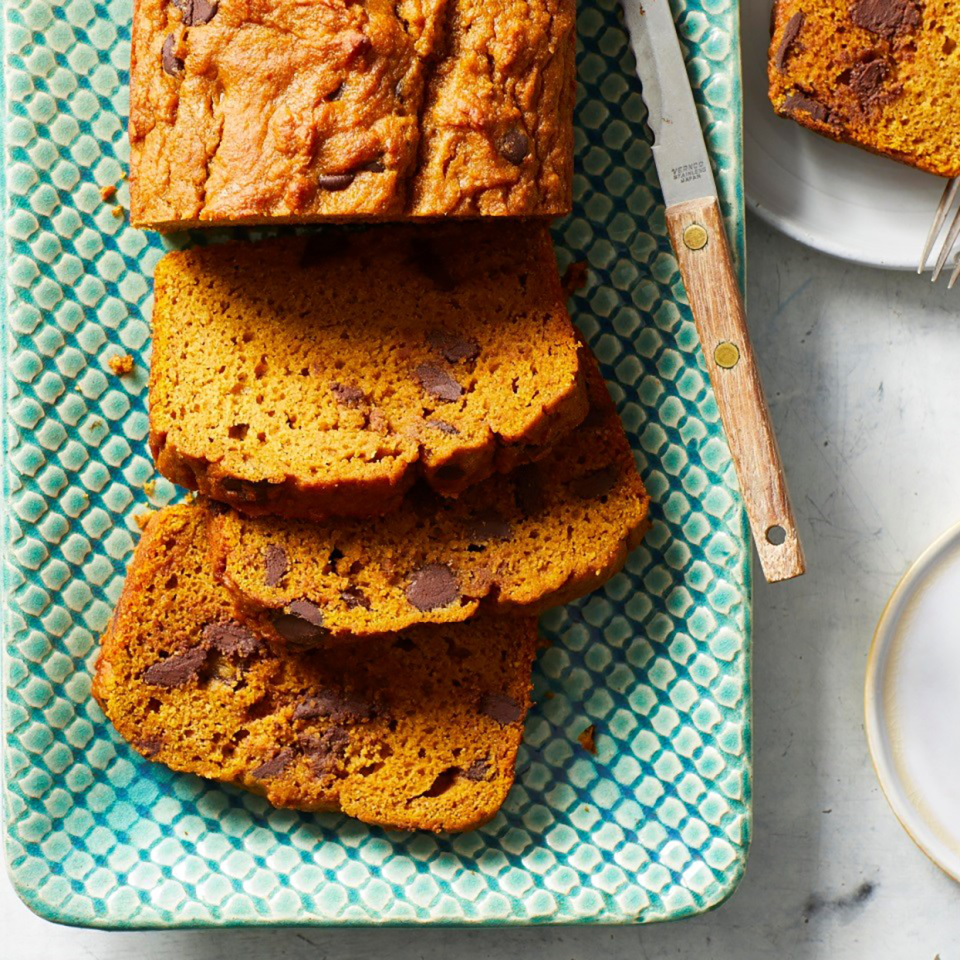 Pumpkin Chocolate Chip Bread