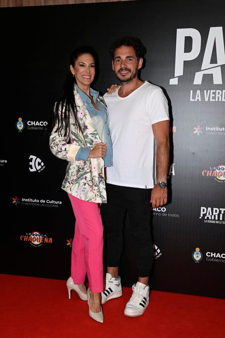 Silvina Escudero junto a su marido, Federico