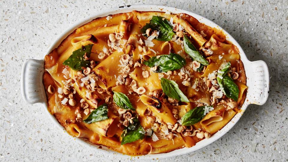 Butternut Squash Baked Pasta