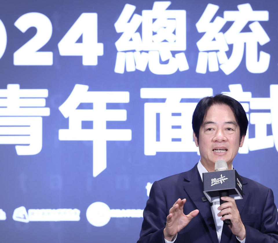 民進黨總統參選人賴清德（見圖），15日出席2023 NOWnews 跨世代論壇，暢談青年政策，包含低薪、居住正義，並告訴大家，對於台灣的想法。（陳俊吉攝）