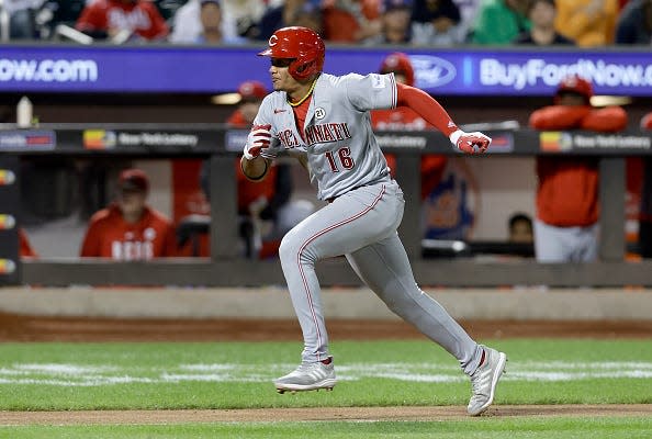 Noelvi Marte didn't debut until  Aug. 19, but has gotten his feet under him and been a big contributor down the stretch. The 14-game hitting streak he took into Saturday was the longest by a Reds rookie since 1988.