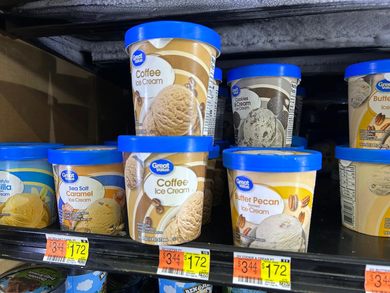 pints of ice cream at walmart