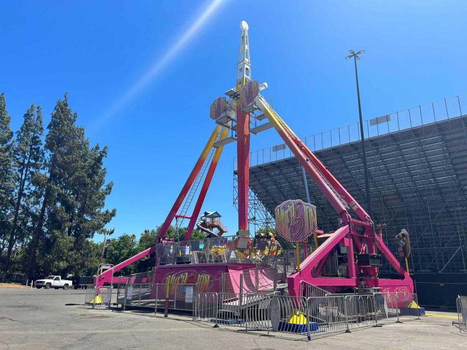 Inversion at the California State Fair, which completes a full 360 degree loop, isn’t the ride for those who are afraid of heights.