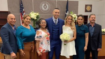 December bride: Carlos Correa and Daniella Rodriguez set wedding date